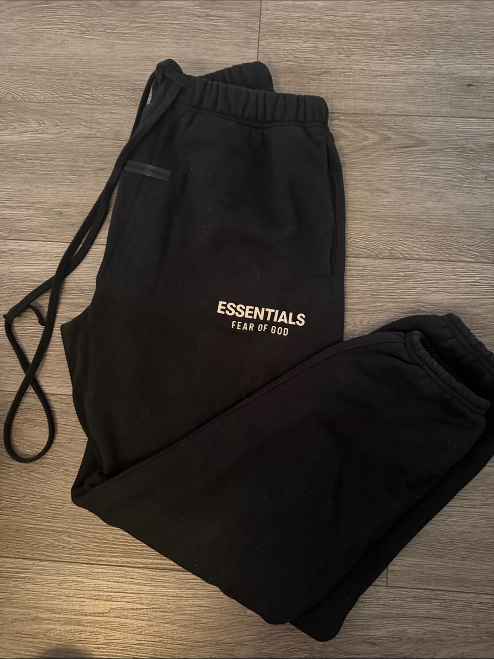 Essentials Womens Black Sweatpants - XS